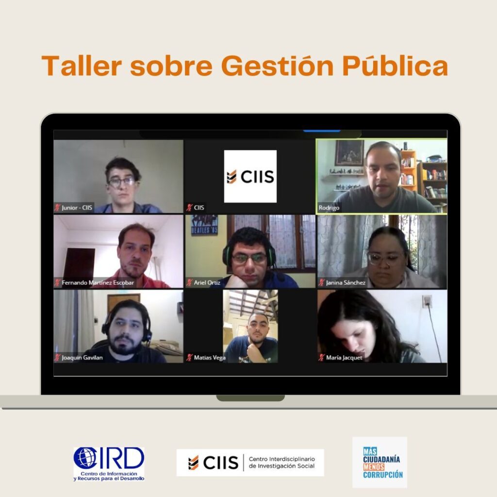 Avanza taller de investigación para controlar la gestión pública