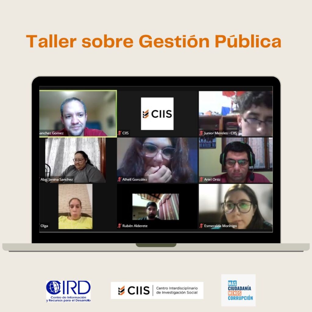 Desarrollan quinta jornada del taller virtual de gestión pública