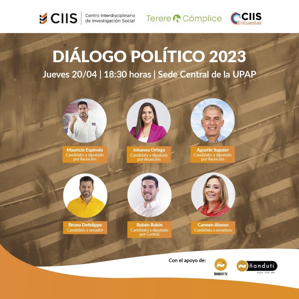 CIIS realizará mañana debate político con candidatos y candidatas al Congreso, con apoyo de la UPAP y Radio Ñanduti